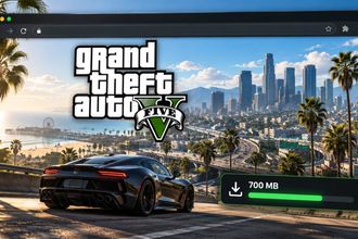 GTA V tarayıcıda çalıştırıldı: Başlangıç indirmesi 700 MB