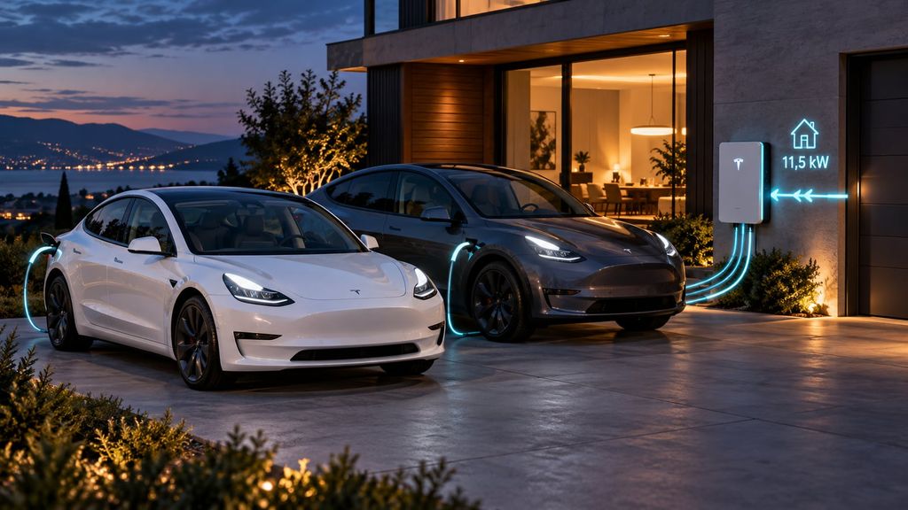 Tesla Model 3 ve Model Y, 11,5 kW V2H desteği kazandı