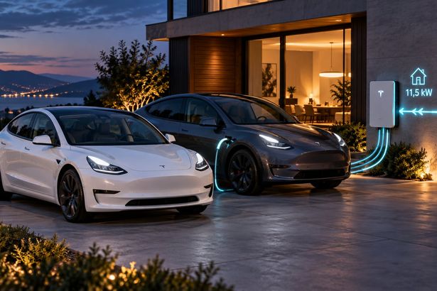 Tesla Model 3 ve Model Y, 11,5 kW V2H desteği kazandı