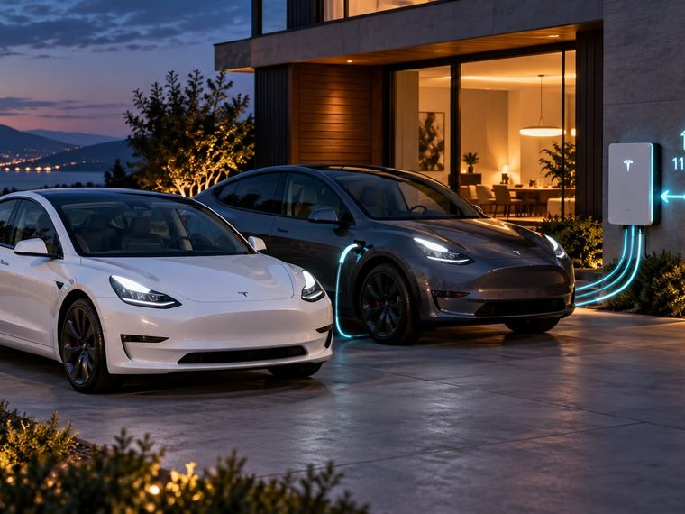 Tesla Model 3 ve Model Y, 11,5 kW V2H desteği kazandı