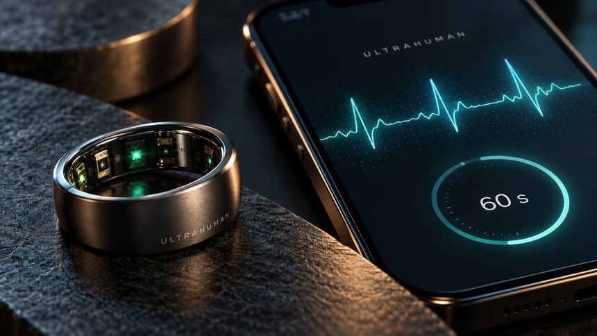 Ultrahuman, 60 saniyelik kalp ritmi taramasını kullanıma sundu