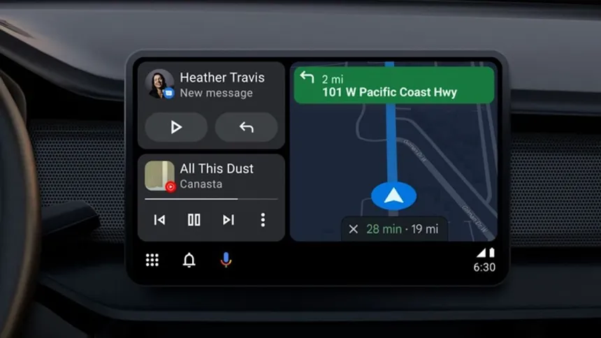Google Haritalar ve Google Asistan Android Auto İçin Yenileniyor