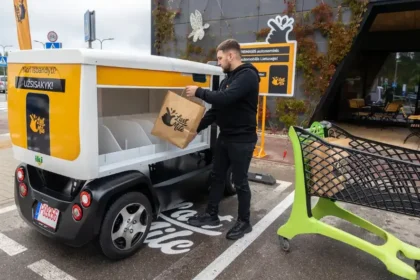 Litvanya, Avrupa'nın İlk Sürücüsüz Teslimat Robotlarını Kullanmaya Başladı