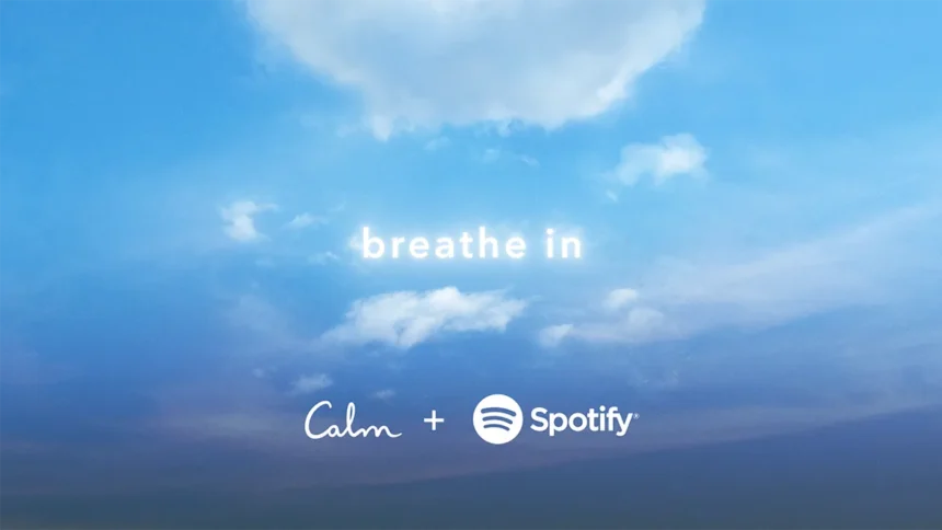 Spotify'a Calm İşbirliği ile Yeni Özellik Geldi Spotify'a Calm İşbirliği ile Yeni Özellik Geldi
