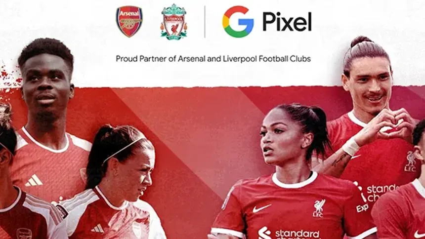 Google Pixel Artık Hem Arsenal Hem de Liverpool Futbol Kulüplerinin Resmi Telefonu!