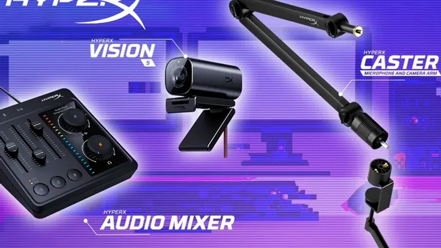 HyperX Yayıncı Ekipmanlarını Tanıttı