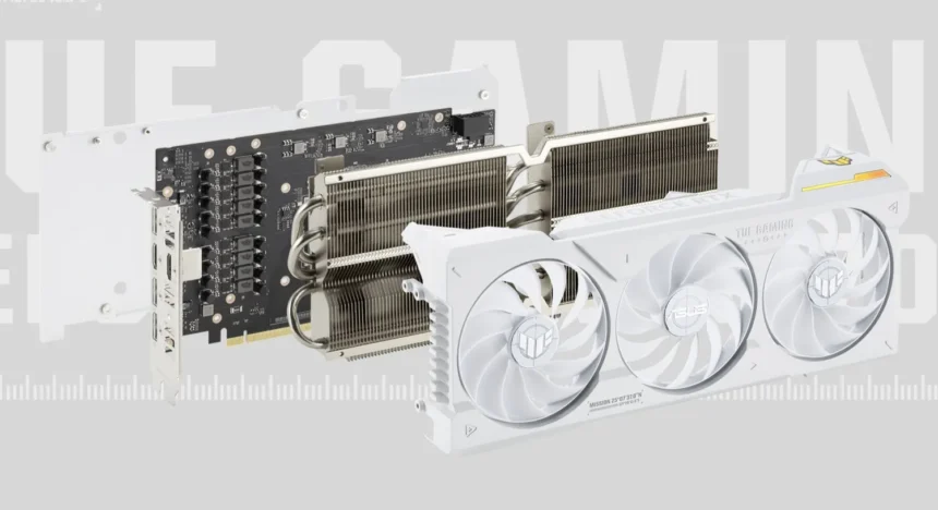 Asus GeForce RTX 4070 Ti Modelinin Beyaz Rengi Çıktı!