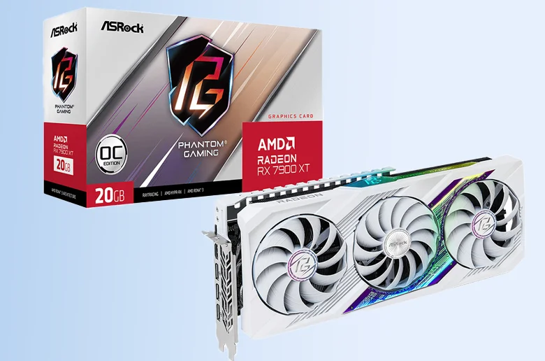 ASRock Radeon RX 7900 XT Phantom Gaming White 20GB OC Ekran Kartını Piyasaya Sürüyor