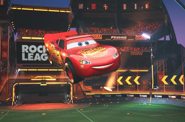 Kachow! Şimşek McQueen Rocket League'e Geliyor Kachow! Şimşek McQueen Rocket League'e Geliyor