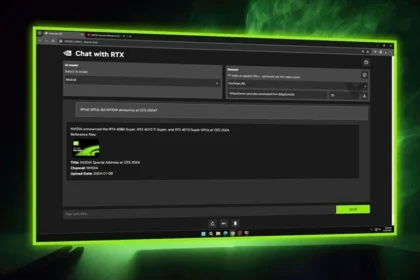NVIDIA, Chat with RTX Yapay Zeka Asistanını Tanıttı