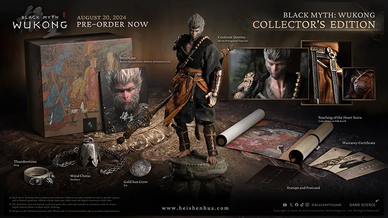 Black Myth: Wukong’un Benzersiz Ön Sipariş Bonusları ve Sürümleri Açıklandı! Black Myth: Wukong’un Benzersiz Ön Sipariş Bonusları ve Sürümleri Açıklandı!