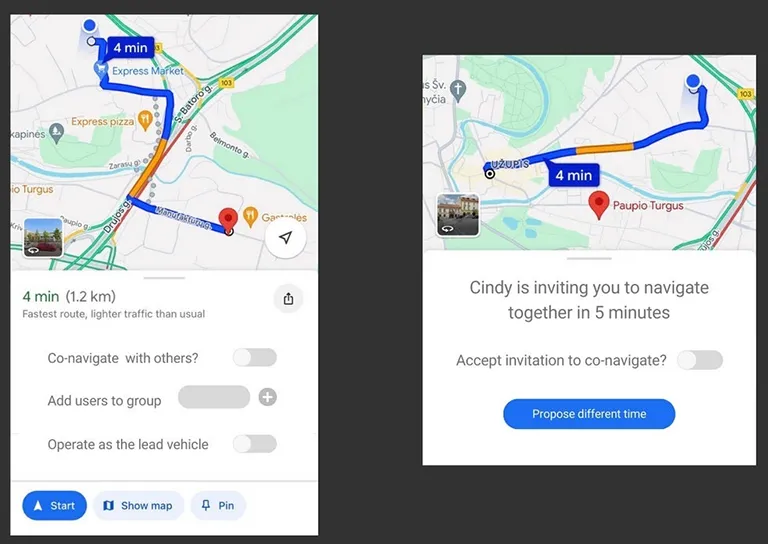 Google Haritalar'a Grup Navigasyon Özelliği Yolda! Google Haritalar'a Grup Navigasyon Özelliği Yolda!