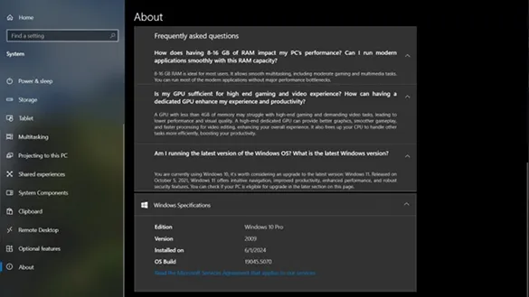 Microsoft, Windows 10 Donanım Bilgilerini Güncelledi