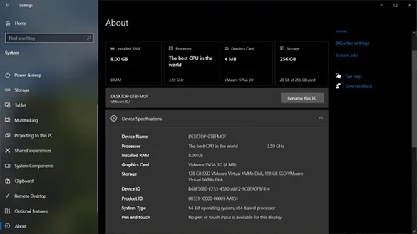 Microsoft, Windows 10 Donanım Bilgilerini Güncelledi