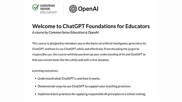 OpenAI'ın Eğitimciler İçin Hazırladığı Yapay Zekâ Kursu Endişelendiriyor