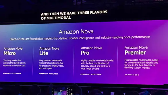 Amazon, Nova Ailesi ile Yapay Zekâda Yeni Bir Dönem Başlattı Amazon, Nova Ailesi ile Yapay Zekâda Yeni Bir Dönem Başlattı