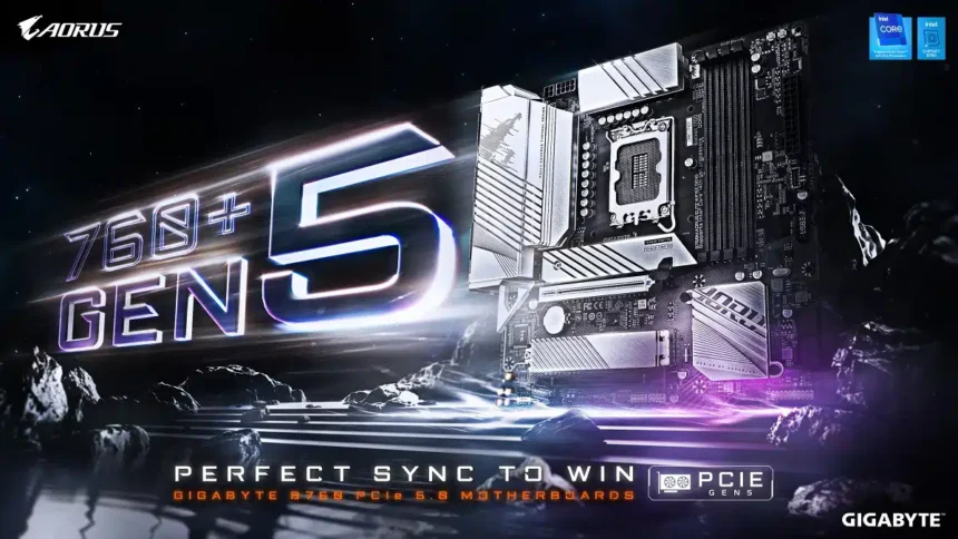 GIGABYTE B760 GEN5 Anakart ile PCIe Gen5 Gücünü Yakalayın!