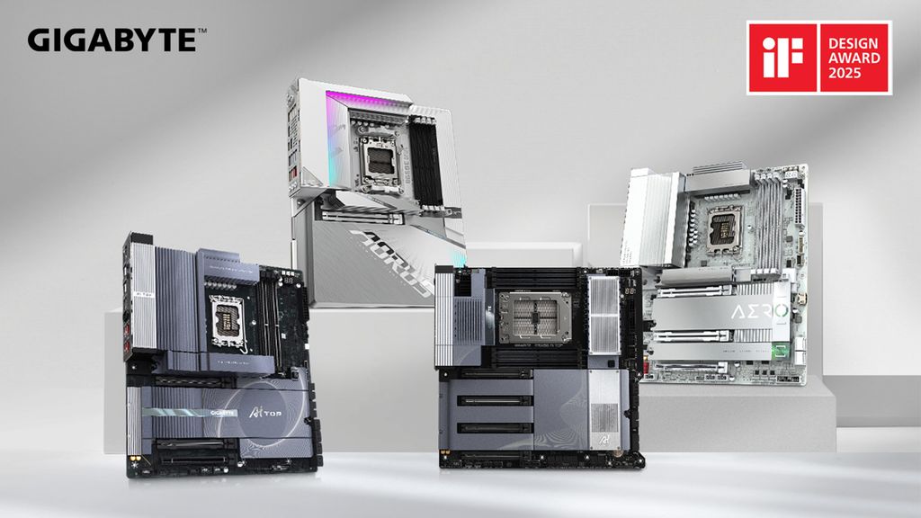 GIGABYTE, 2025 iF Tasarım Ödülleri’nden Dört Anakart Modeliyle Ödül Aldı