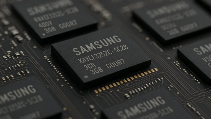 Samsung 3 GB GDDR7 Bellek Modülleri RTX 50 Serisinde Görüldü Samsung 3 GB GDDR7 Bellek Modülleri RTX 50 Serisinde Görüldü