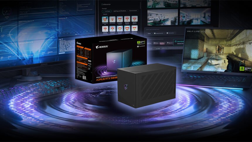 GIGABYTE, Dünyanın İlk RTX 5090 eGPU’sunu Tanıttı: AORUS RTX 5090 AI BOX